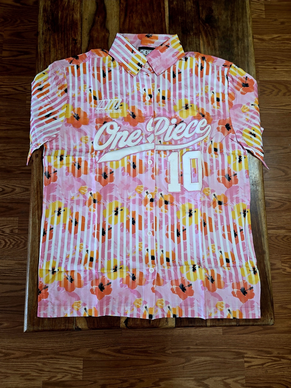 Steve Aoki's Dim Mak/One-piece Collab "JINBE" Button-up Shirt